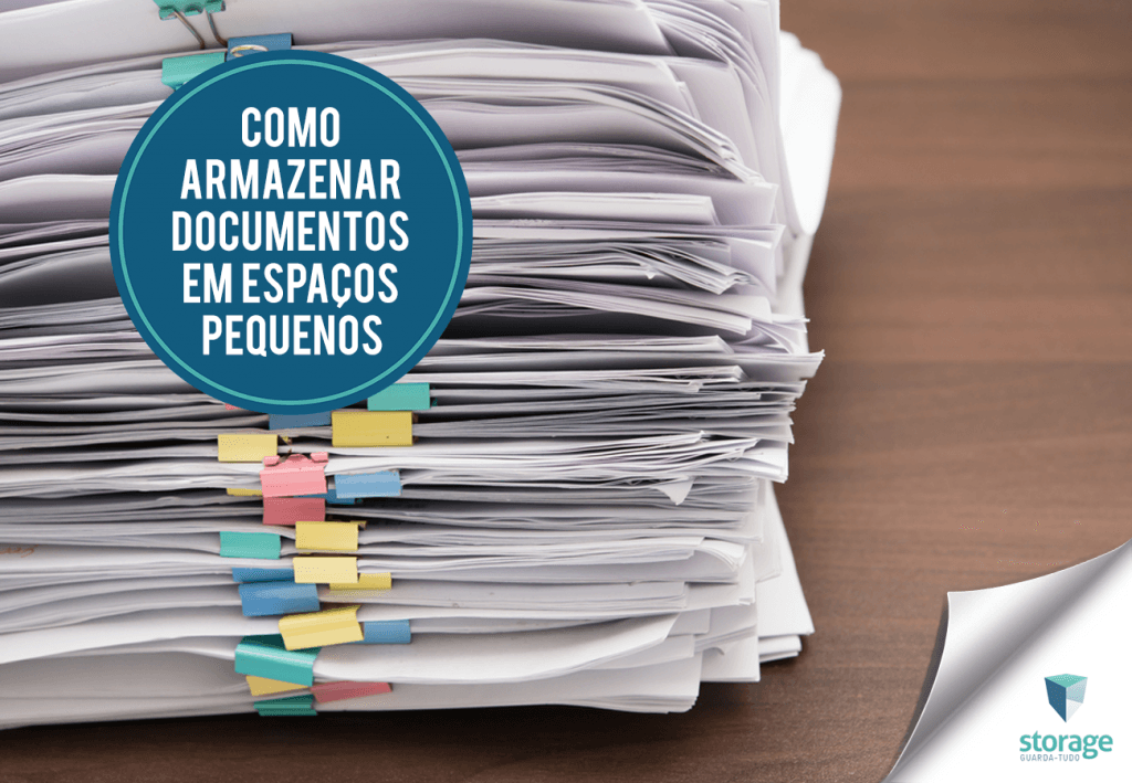 Como armazenar documentos em espaços pequenos