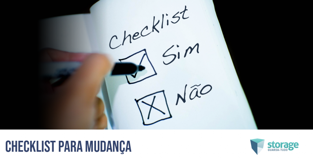 checklist para mudança